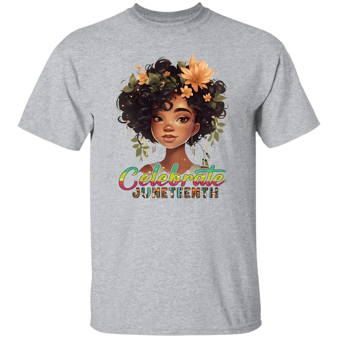 Juneteenth Girl 5.3 oz. T-Shirt