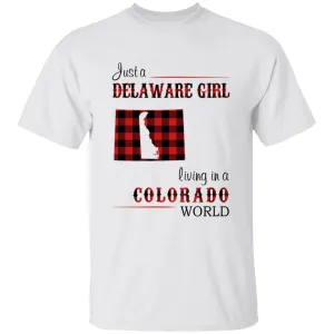 Just A Delaware Girl Living In A Colorado World T-Shirt