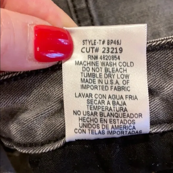 Just Black Jeans (Grey) size 24 skinny