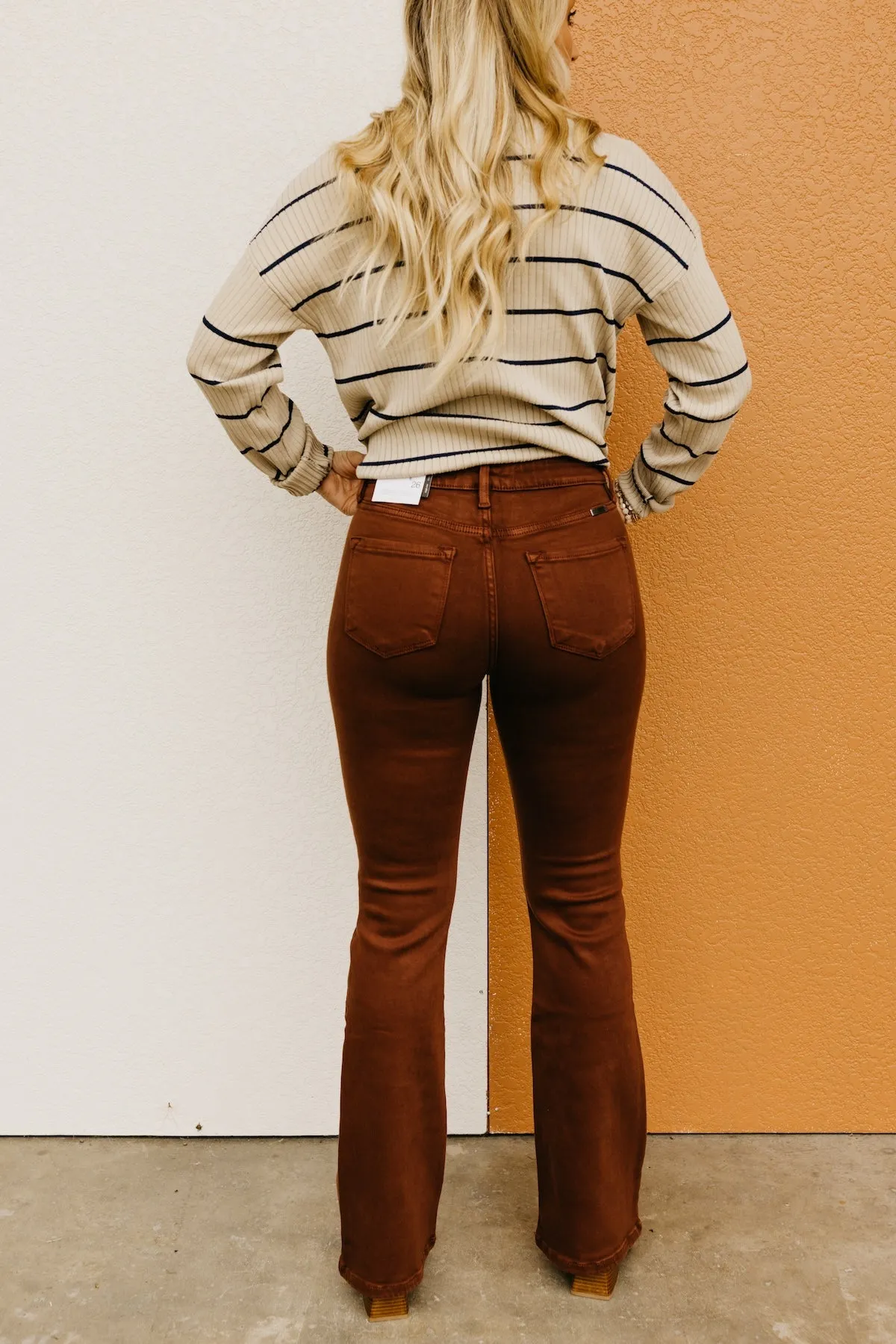 Kan Can Denim | High Rise Bootcut Denim - KC9251PP