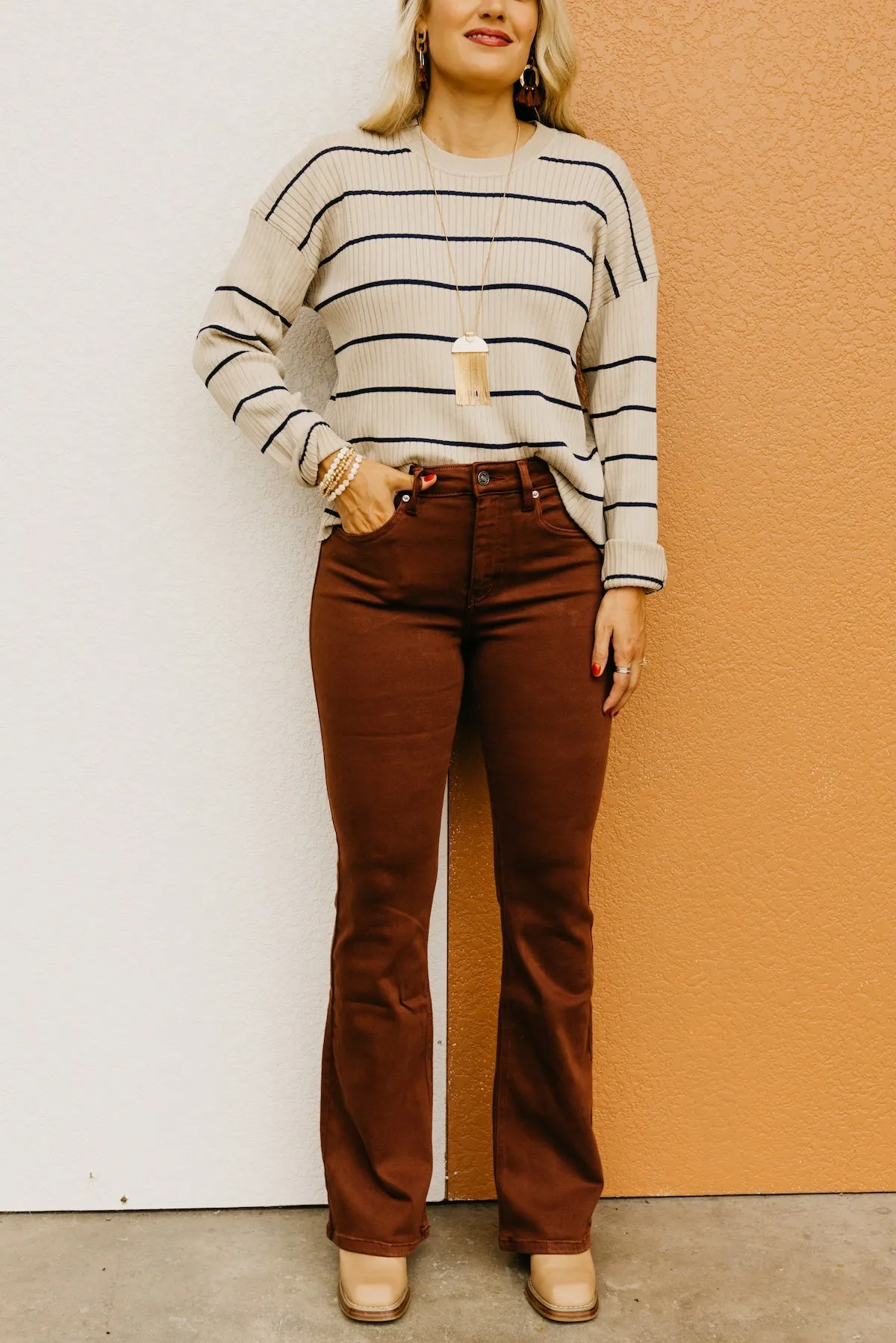 Kan Can Denim | High Rise Bootcut Denim - KC9251PP