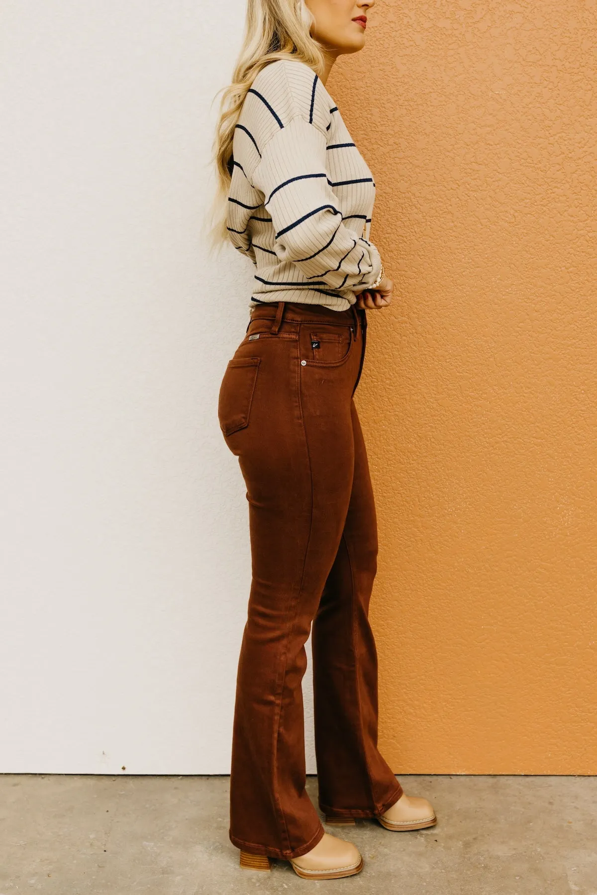 Kan Can Denim | High Rise Bootcut Denim - KC9251PP