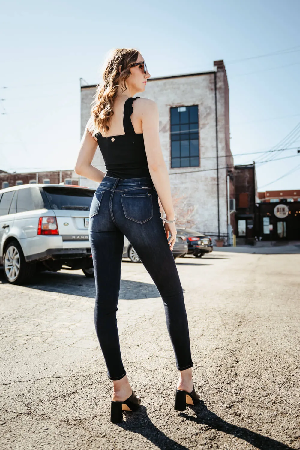 KanCan Alani Whiskered Skinny Jeans for Women | KC7092