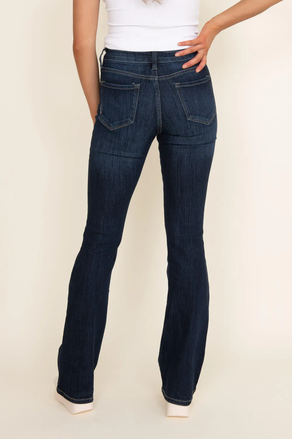 KanCan Ami High Rise Slim Bootcut Jeans for Women | KC70005D