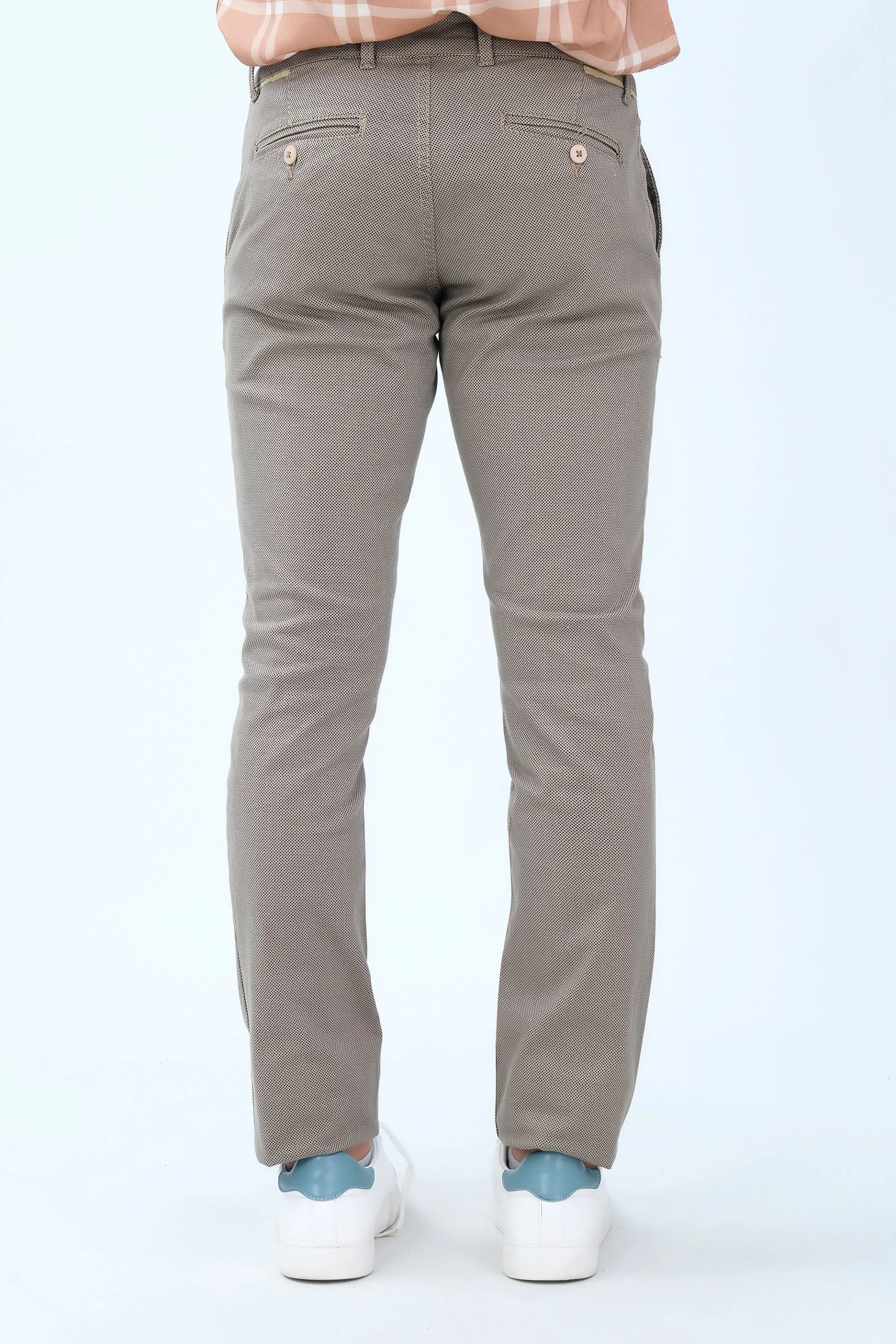 Khaaki Slim Fit Fashion Pants
