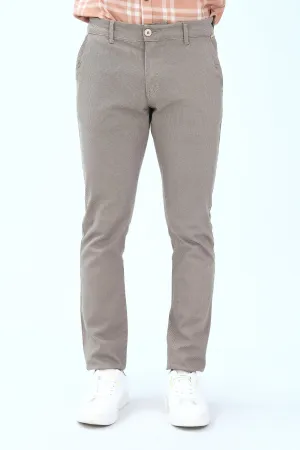 Khaaki Slim Fit Fashion Pants