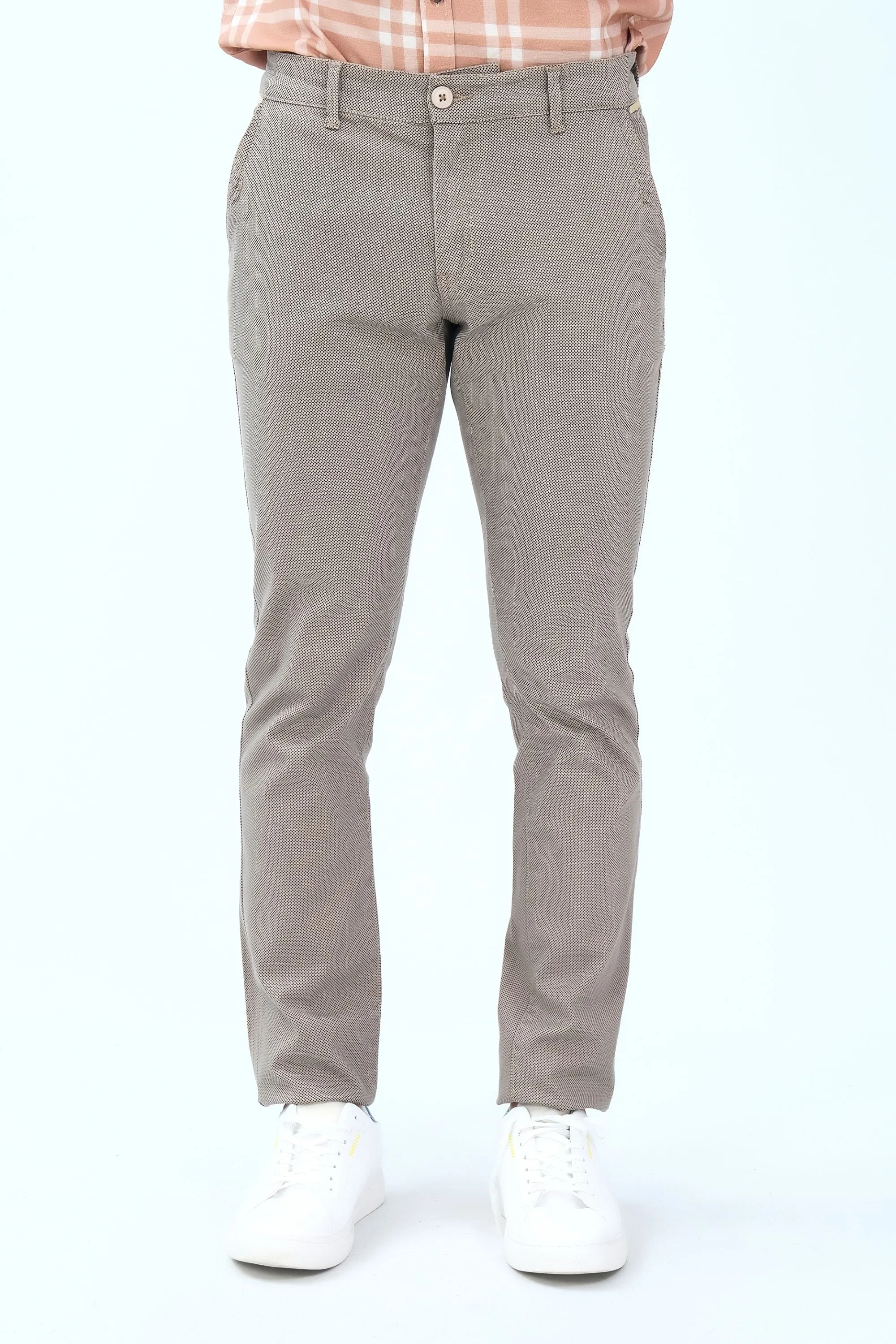 Khaaki Slim Fit Fashion Pants