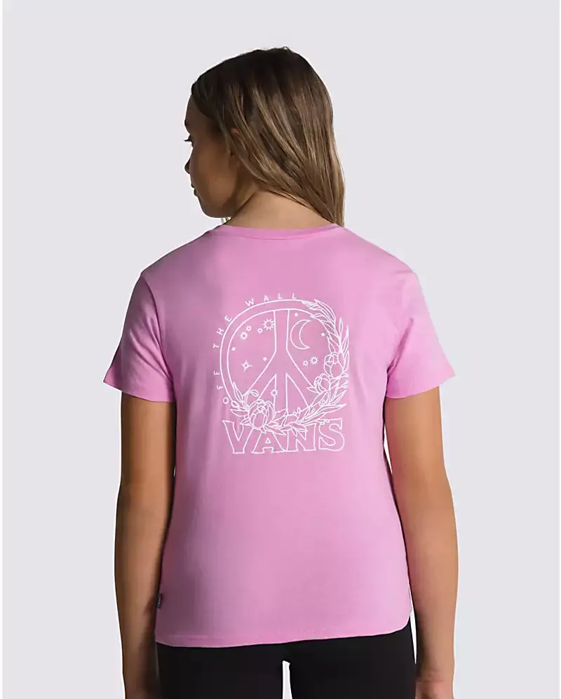 Kids Peace Wreath Crew Tee