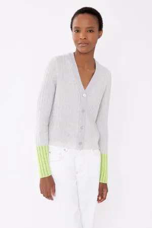 Kinross Plaited Vee Cardigan
