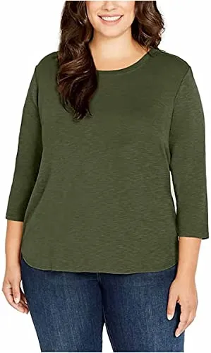 Kirkland Signature Women's 3/4 Sleeve 100% Cotton