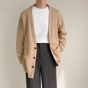 Knitted Basic Cardigan Sweater Style
