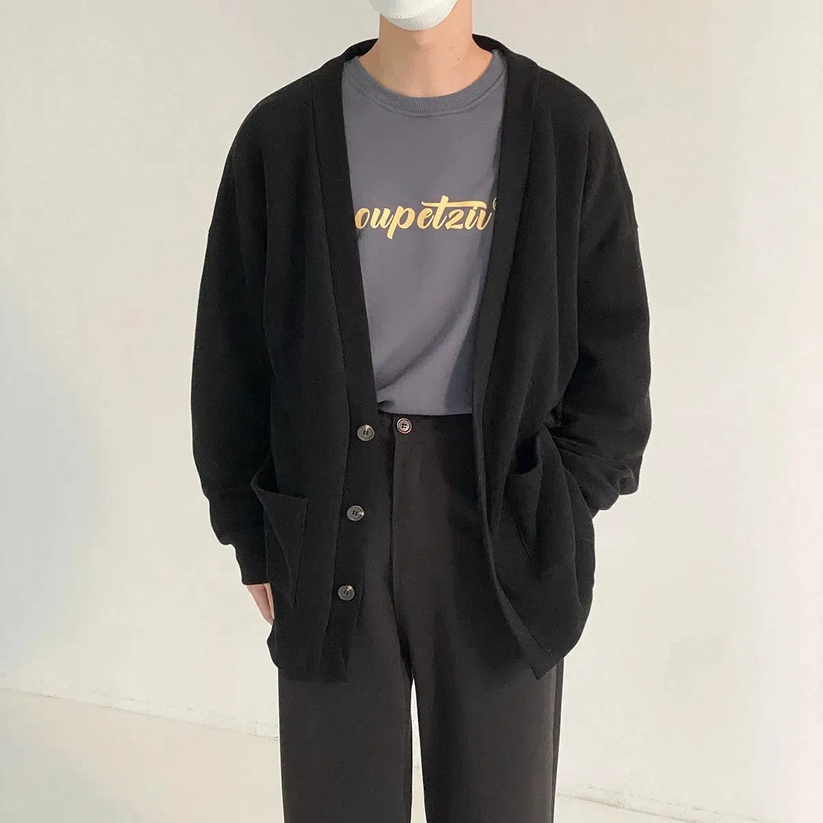 Knitted Basic Cardigan Sweater Style