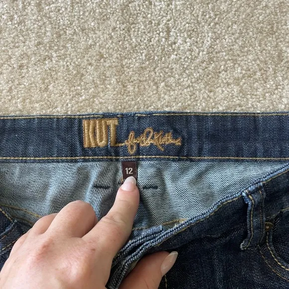 Kut from the Kloth bootcut jeans.‎ Women size 12 dark wash.