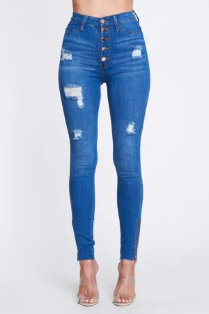 Kyra Ankle Zipper Jeans