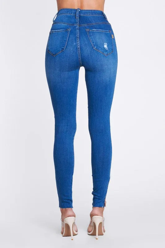 Kyra Ankle Zipper Jeans