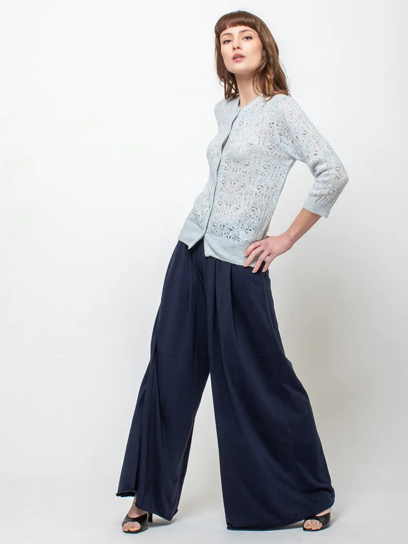 Lace Cashmere Cardigan