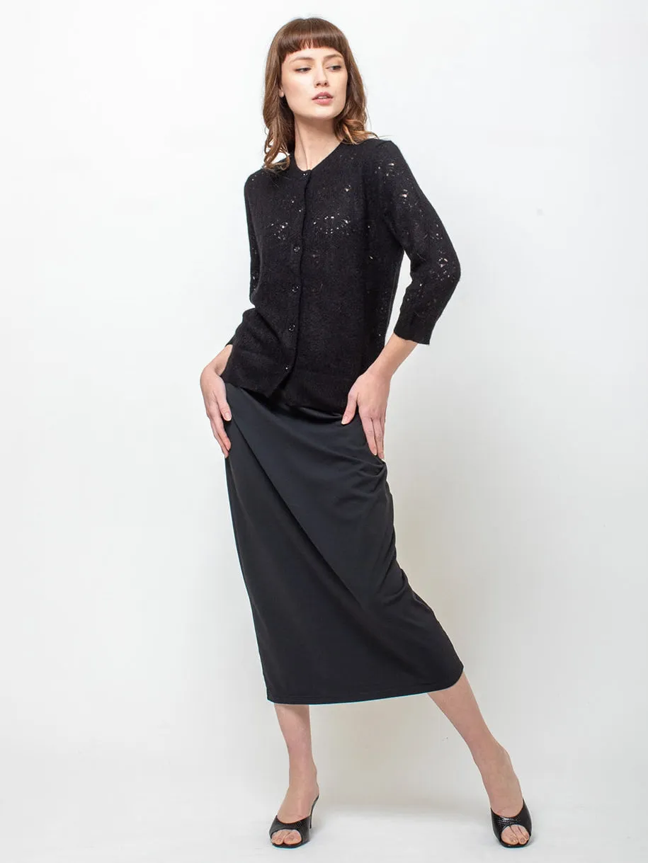 Lace Cashmere Cardigan