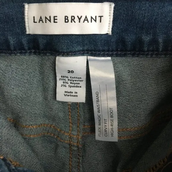 Lane Bryant Medium Wash Venezia Bootcut Jean 20