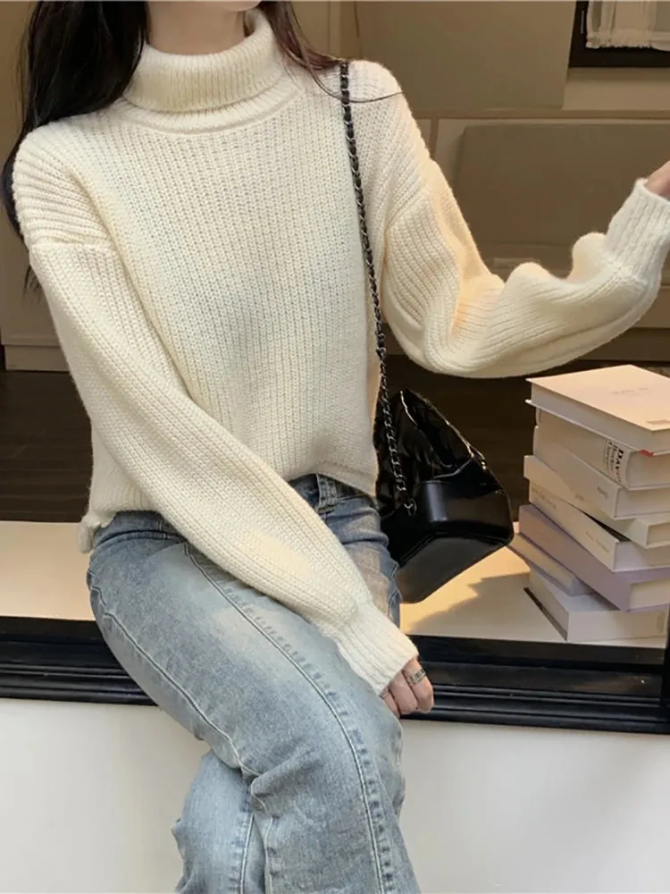 Lapel Cashmere Sweater