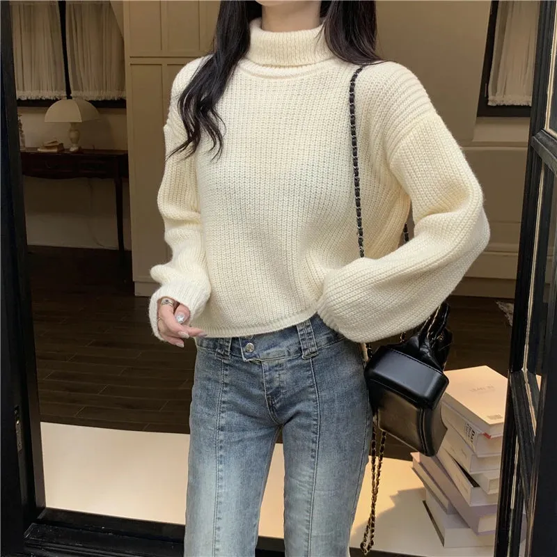 Lapel Cashmere Sweater