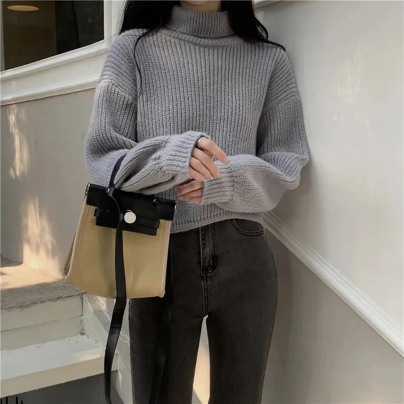 Lapel Cashmere Sweater