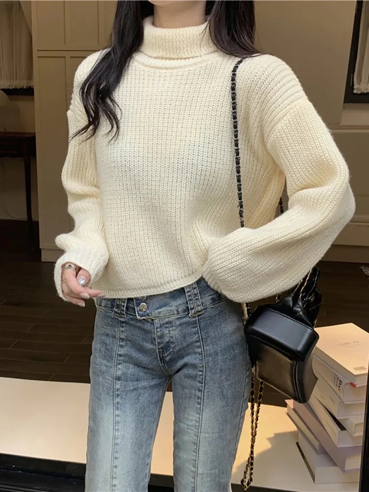 Lapel Cashmere Sweater