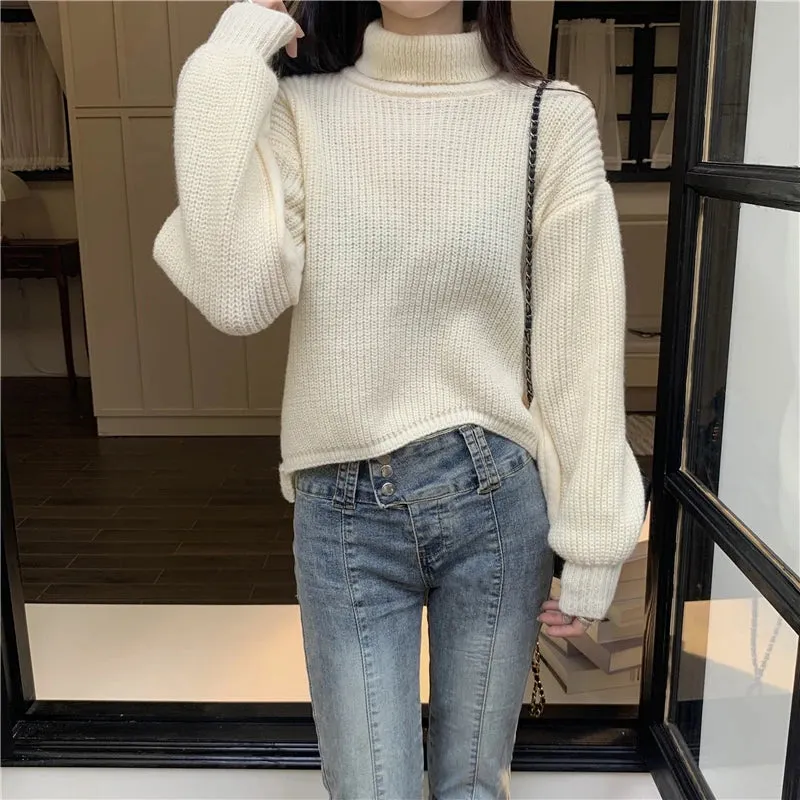 Lapel Cashmere Sweater