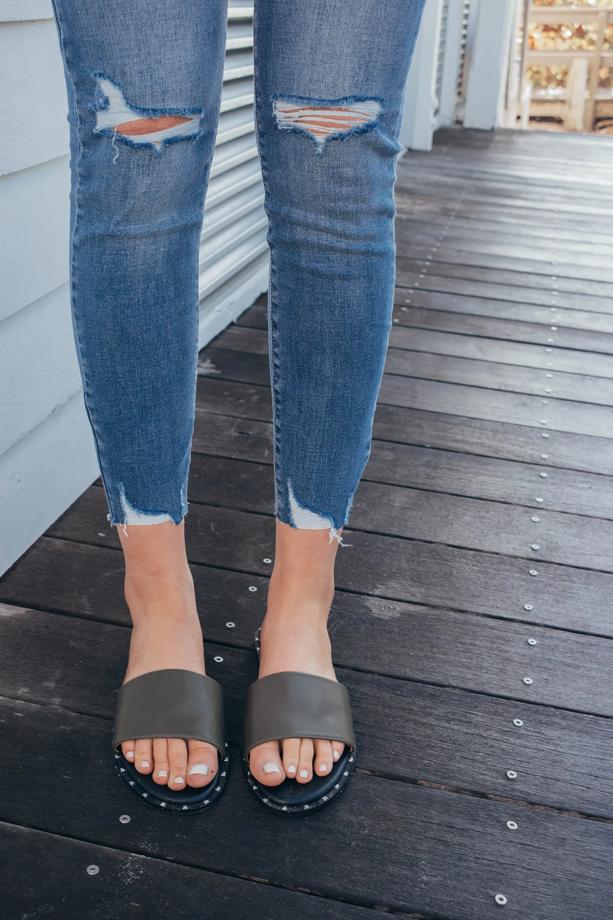 Leon Button Fly Skinny Jean