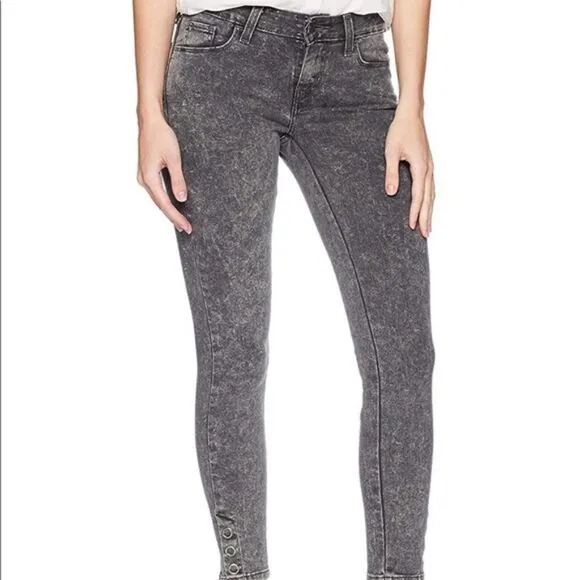 Levi's 535 Super Skinny Jeans Mid Rise Ankle Length Cropped Zipfly  Size 26