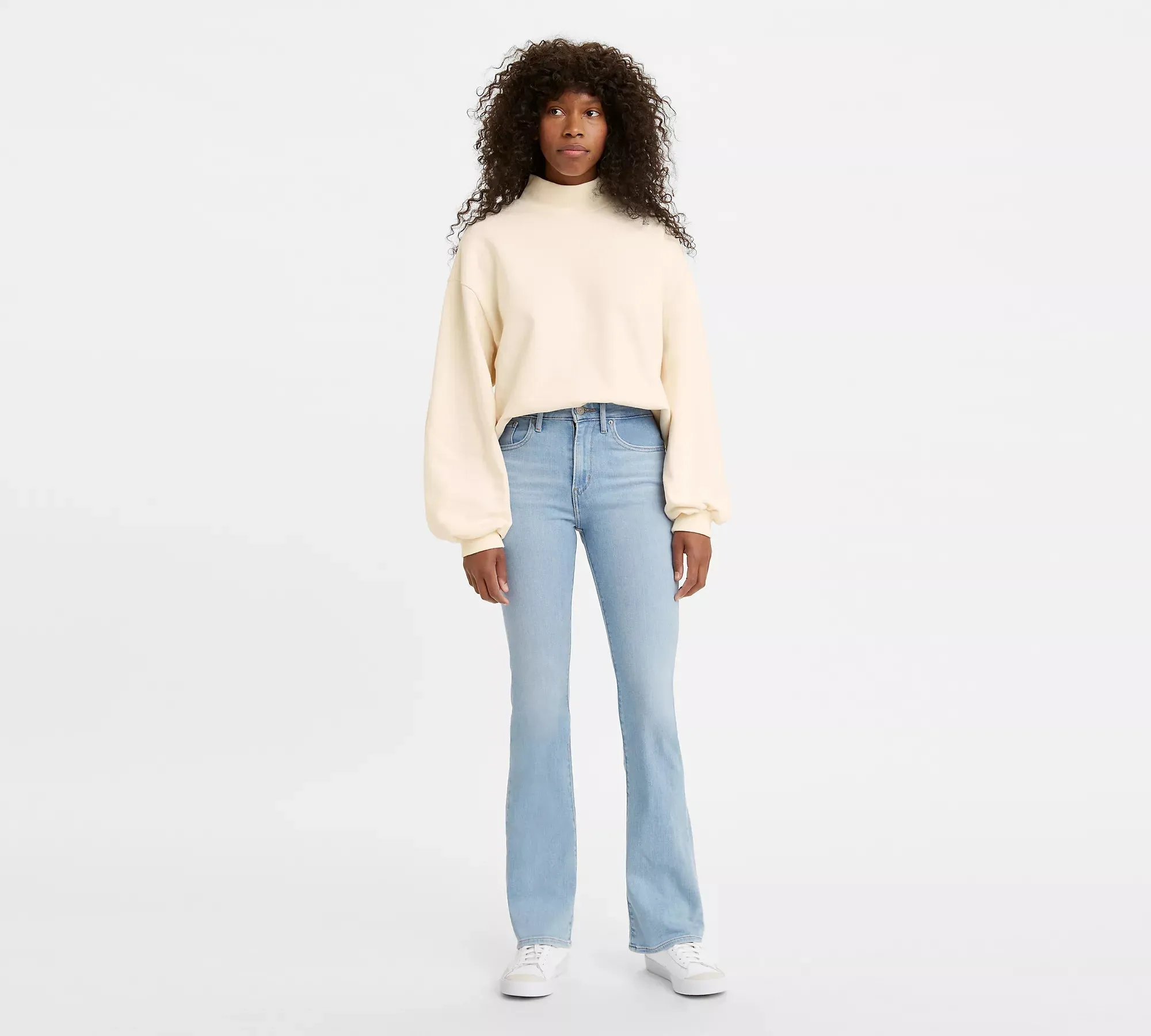 Levi’s 725 High-Rise Bootcut Jeans Mujer Azul Claro