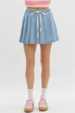 Light Denim Laurie Skort