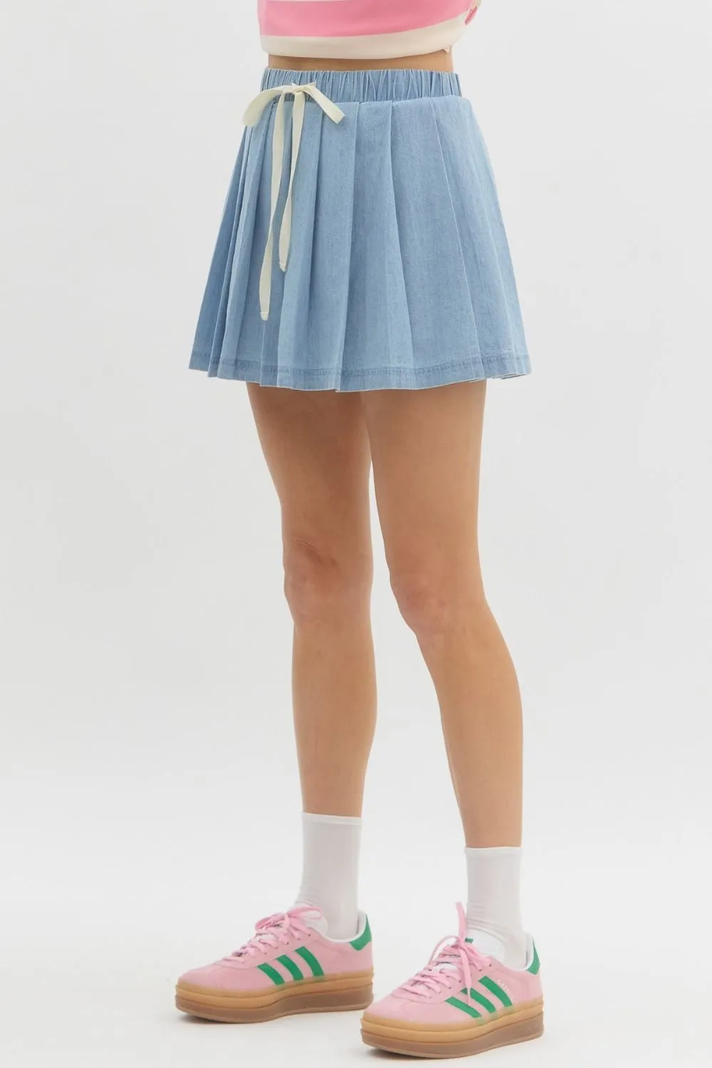 Light Denim Laurie Skort