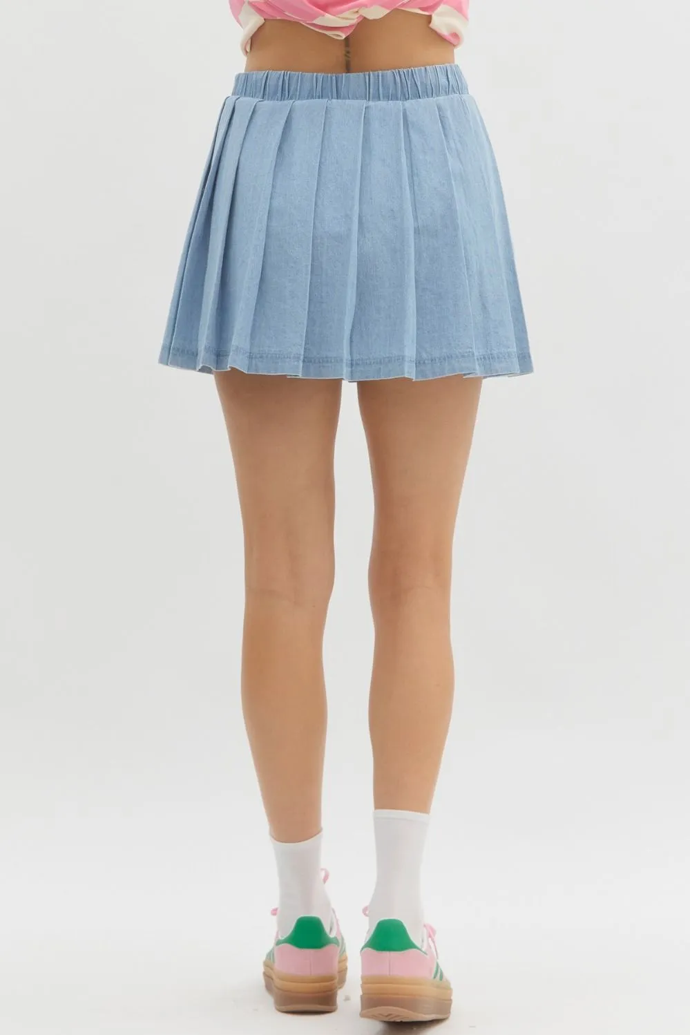 Light Denim Laurie Skort