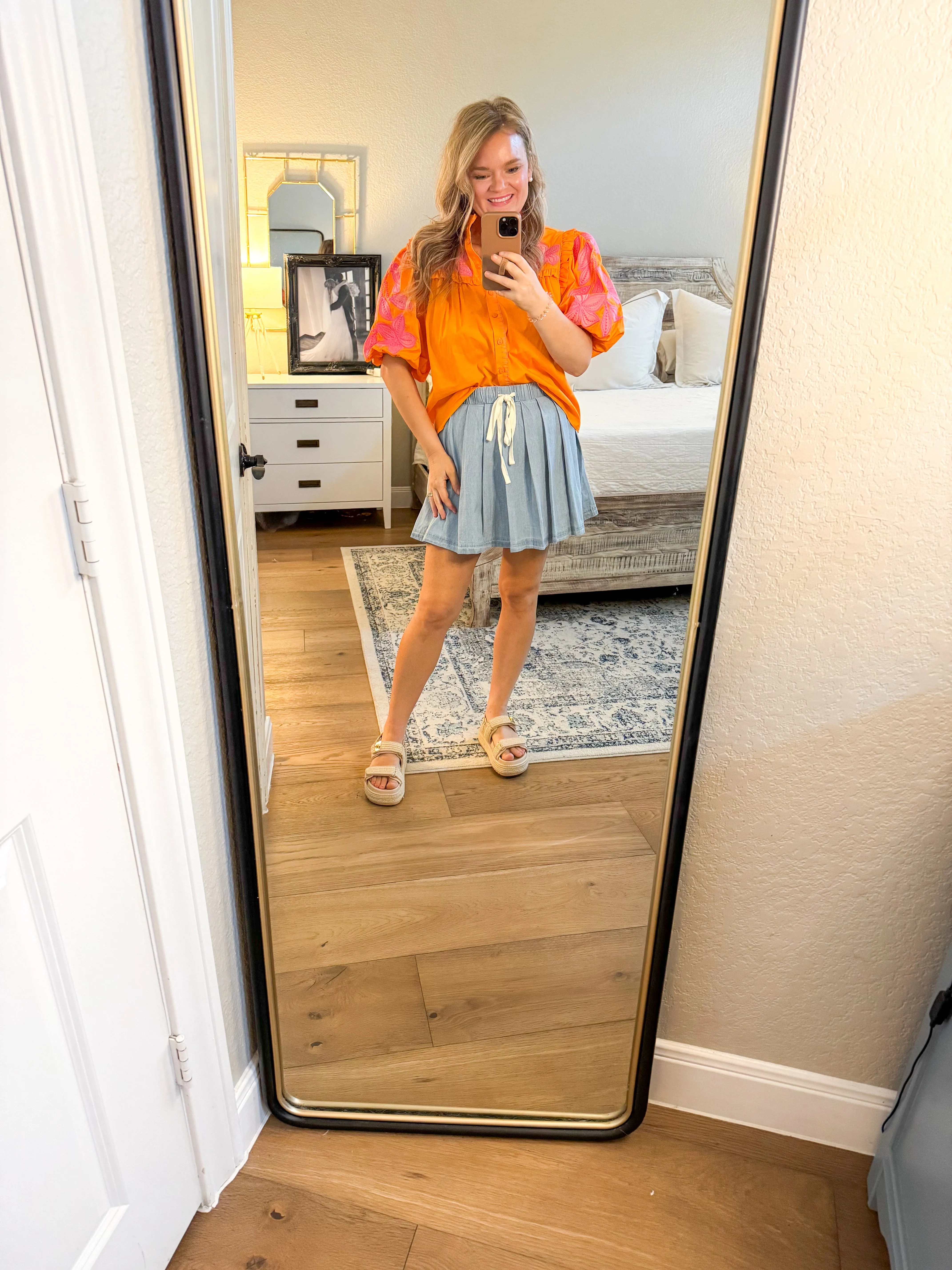 Light Denim Laurie Skort