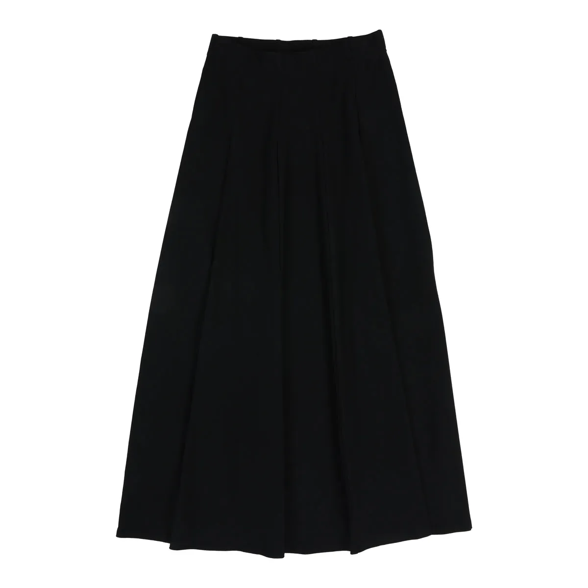 Lil Legs Panel Skirt - Maxi - Black (Weekday Basics)