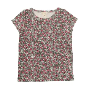 Lil Legs Short Sleeve T-Shirt - Pink Floral