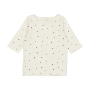 Lil Legs Three Quarter Sleeve T-Shirt - Red Cherry