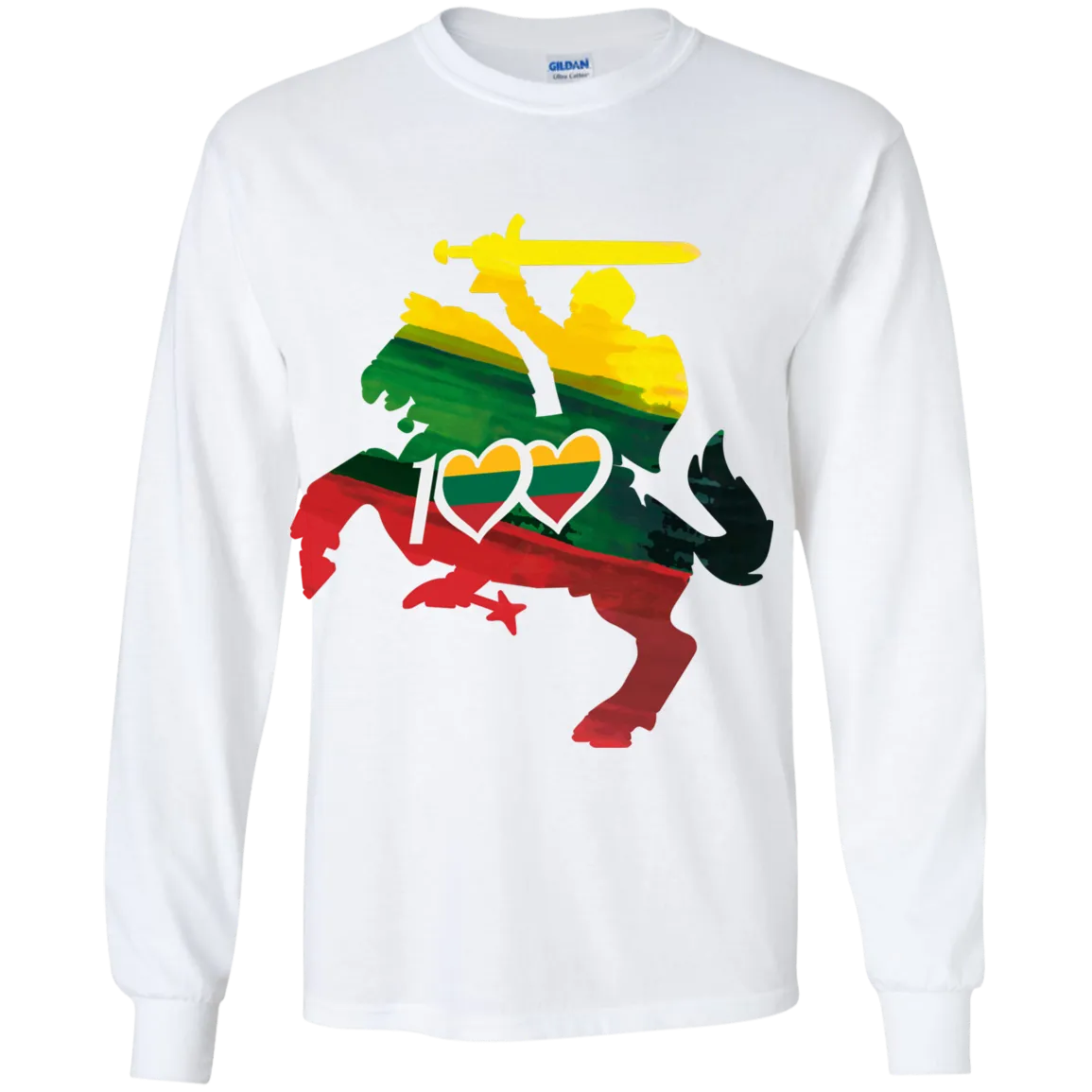 Lithuanian Knight 100 - Boys Youth Classic Long Sleeve T-Shirt