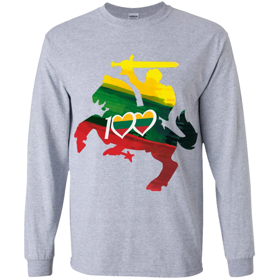 Lithuanian Knight 100 - Boys Youth Classic Long Sleeve T-Shirt