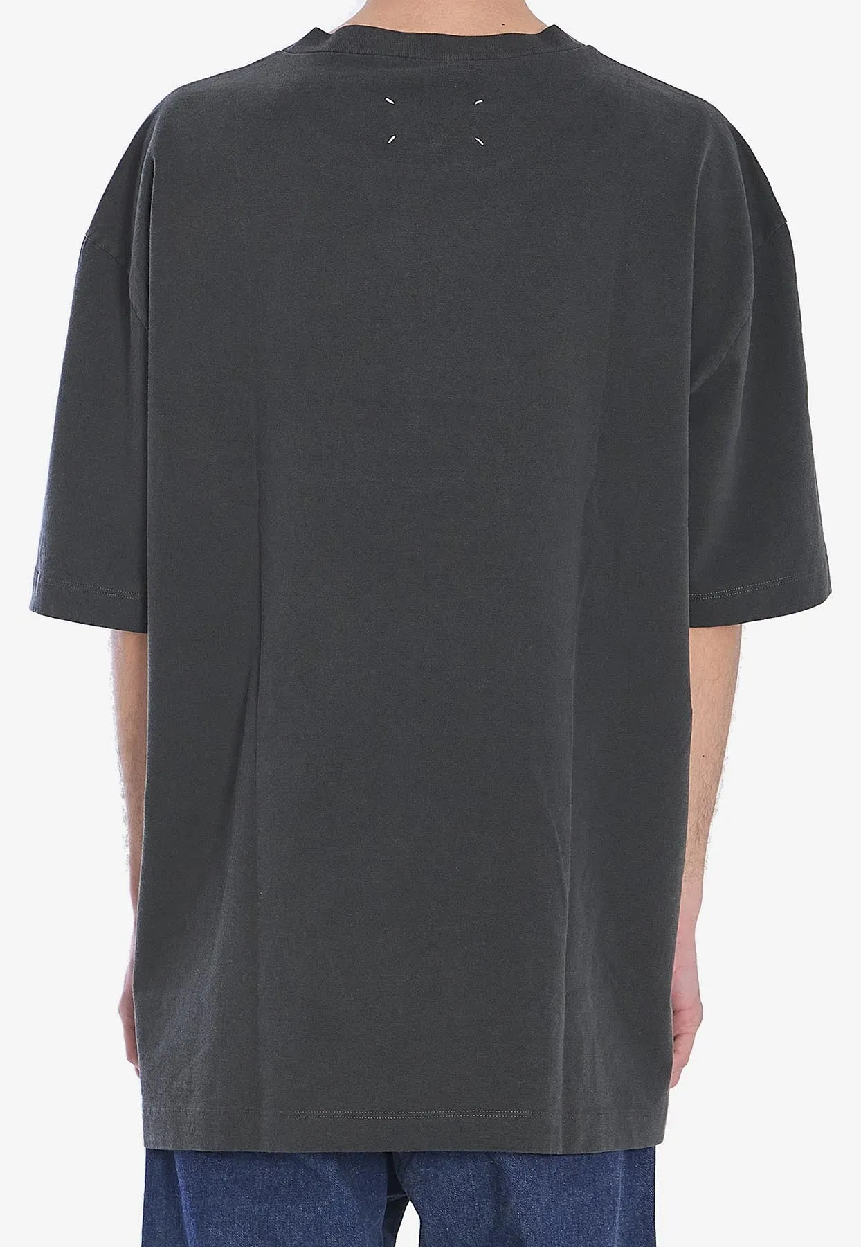 Logo Embroidered Oversized T-shirt