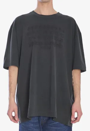 Logo Embroidered Oversized T-shirt