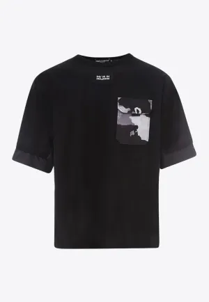 Logo Patch Crewneck T-shirt