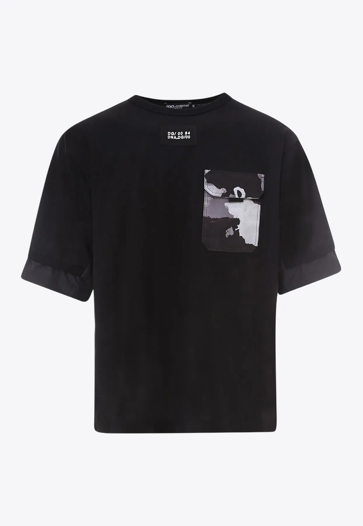Logo Patch Crewneck T-shirt