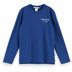 Long Sleeve Artwork T-Shirt - Navy