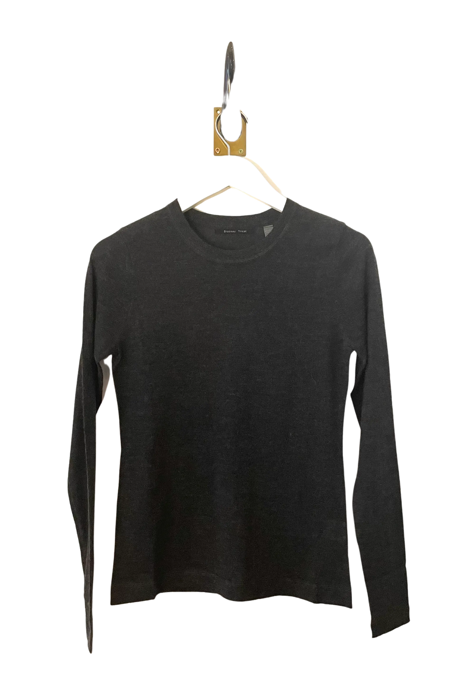 Longsleeve Tissue Cashmere T Coal