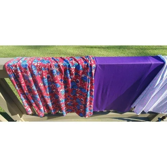 Lot 4 LuLaRoe Maxi Skirt 3XL NWT New with Tag Purple Pink Red Floral Black Dress