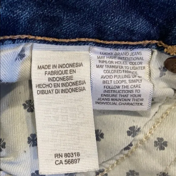 Lucky Brand Lolita Skinny Capri Jeans sz 27 (sz 4)