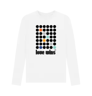 LV Haus. Long sleeve tee. 100% organic . White & grey. Free UK post