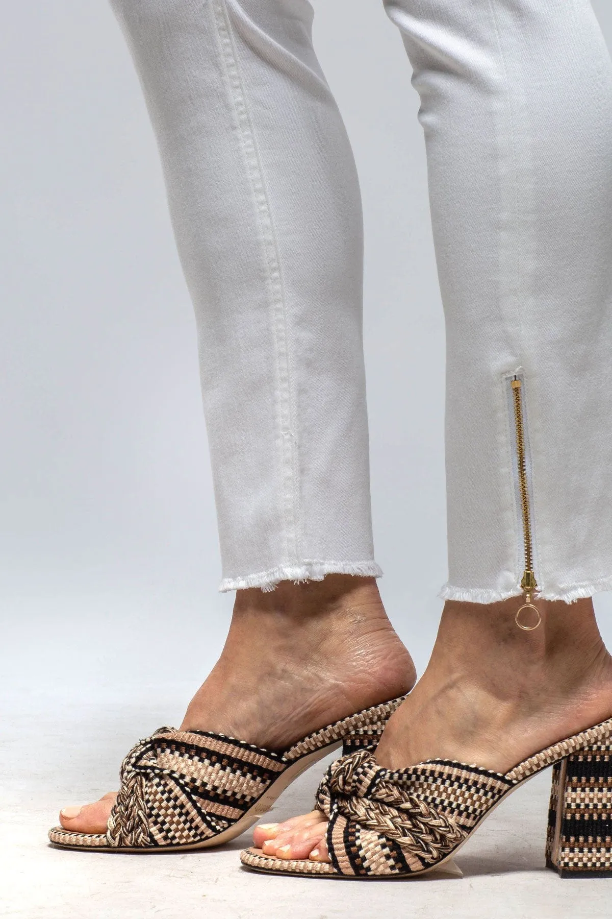 MAC Rich Slim White Denim