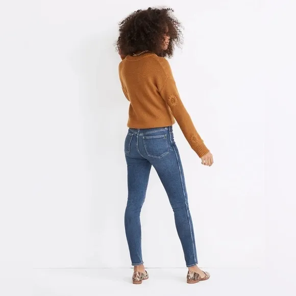 Madewell 10&quot; High-Rise Skinny Jeans in Wendover Wash Size 26